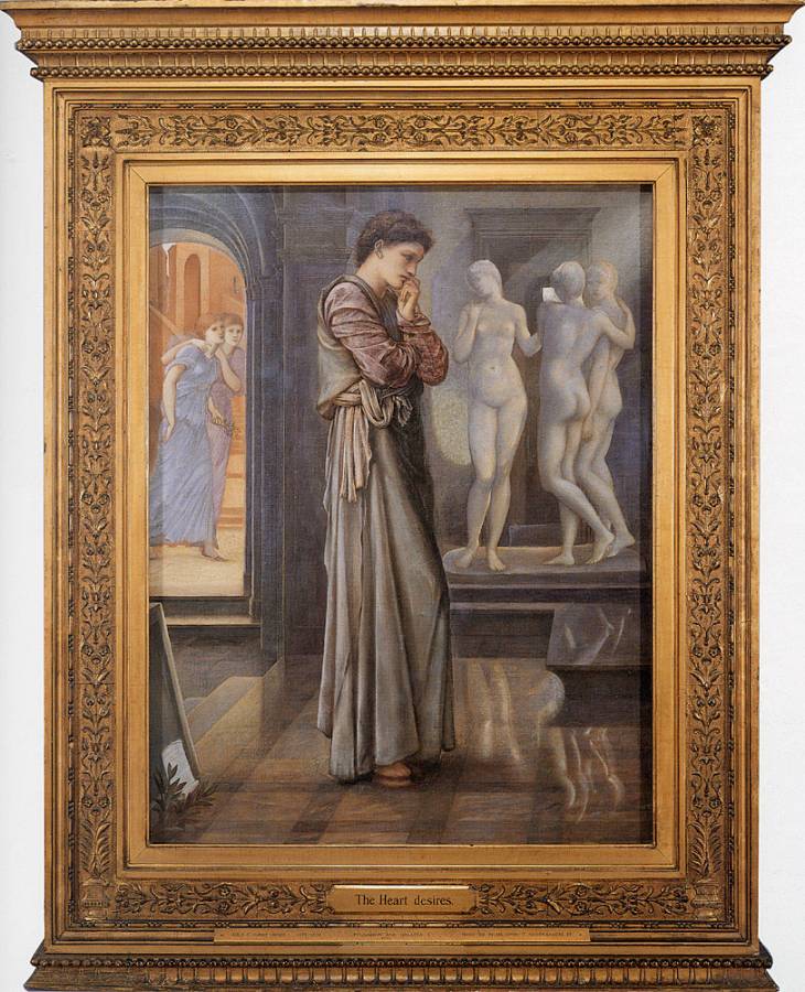 Burne-Jones Edward Coley - Pygmalion Image I - Desirs du coeur.jpg